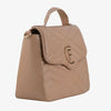 Sac bandoulière en cuir artificiel beige CRISTINAEFFE