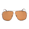 Guess Brown Metal Sunglasses