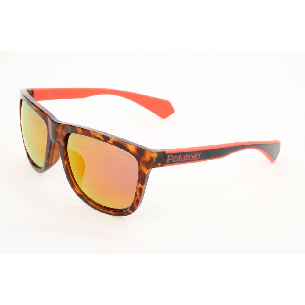 Polaroid Sonnenbrille aus braunem Gummi