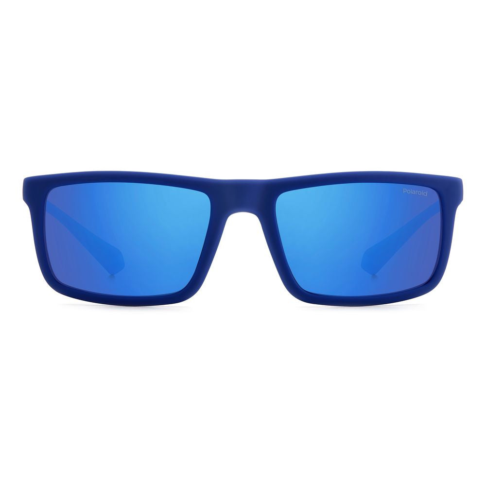 Polaroid Sonnenbrille aus Gummi, Blau