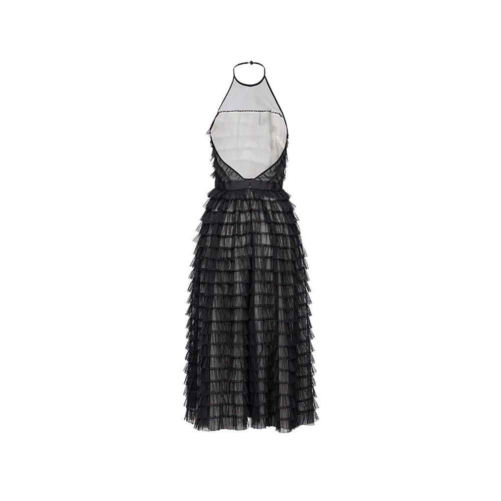 Robe noire en polyester PINKO