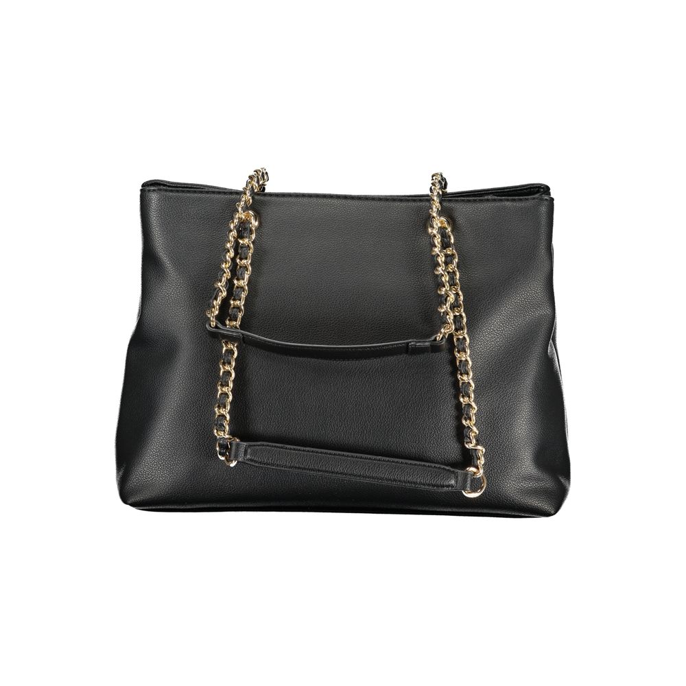 Valentino Bags – Schwarze Handtasche aus Polyethylen