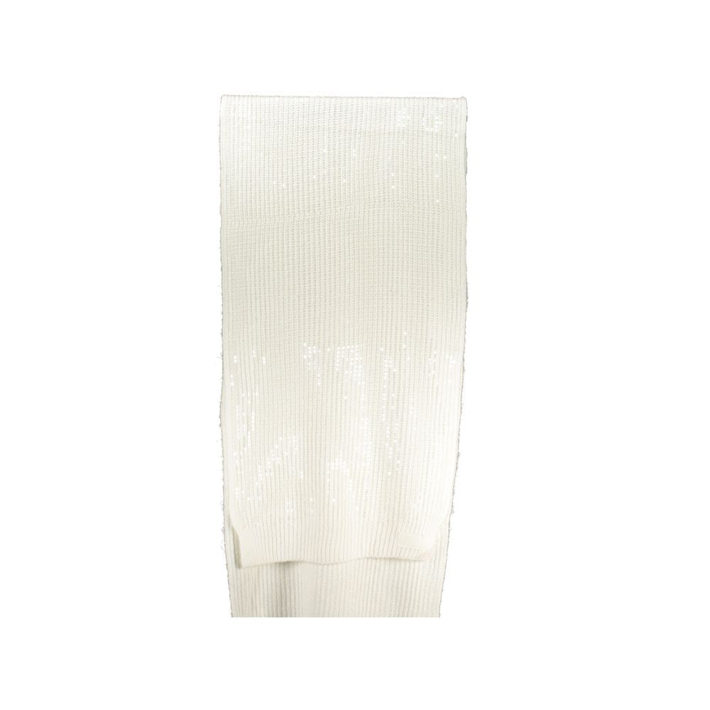 Écharpe en polyester blanche Guess Jeans