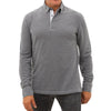 Polo en coton gris Corneliani