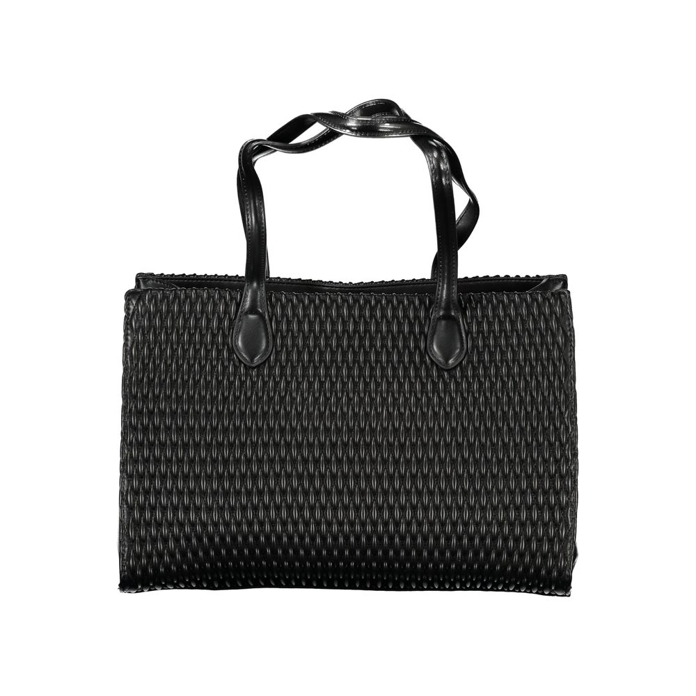 Valentino Bags – Schwarze Handtasche aus Polyethylen