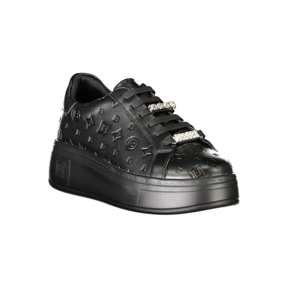 Baskets noires en polyester Laura Biagiotti