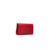 Sac bandoulière en polyéthylène rouge Love Moschino pour femme