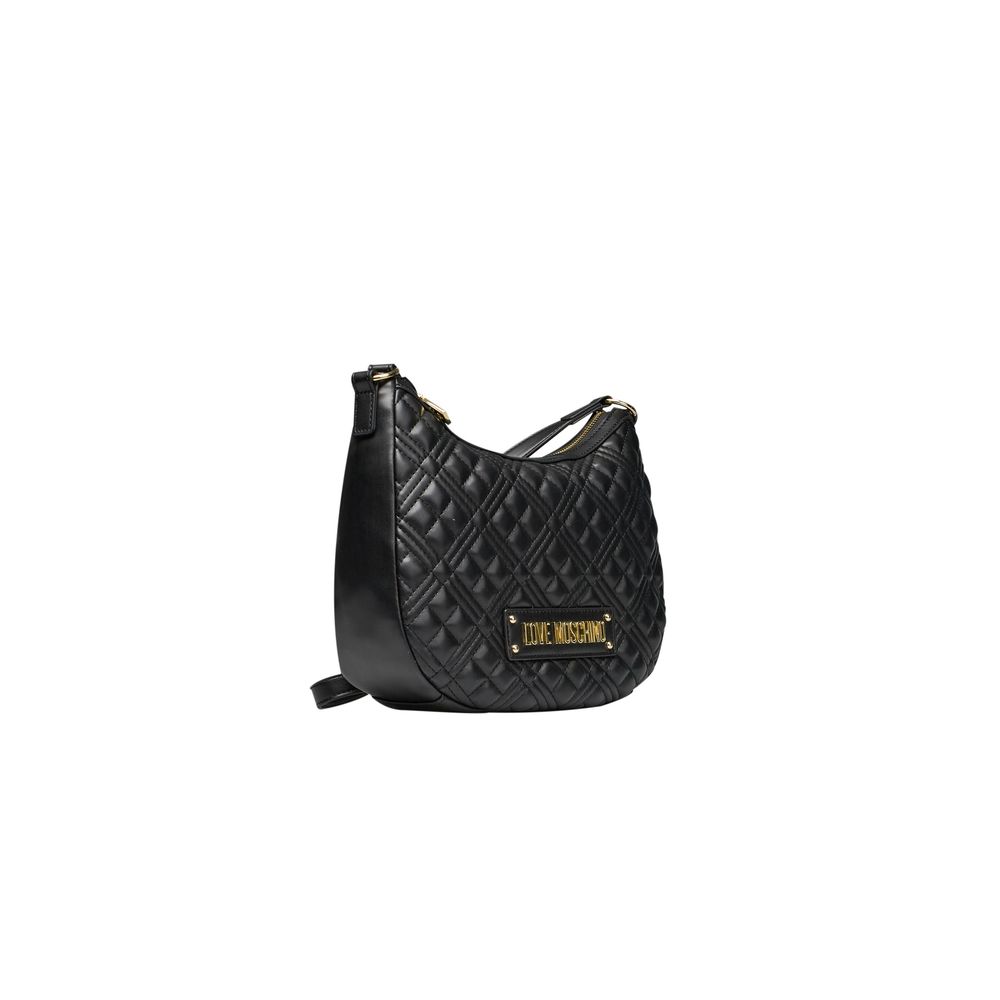 Sac bandoulière en polyéthylène noir Love Moschino pour femme