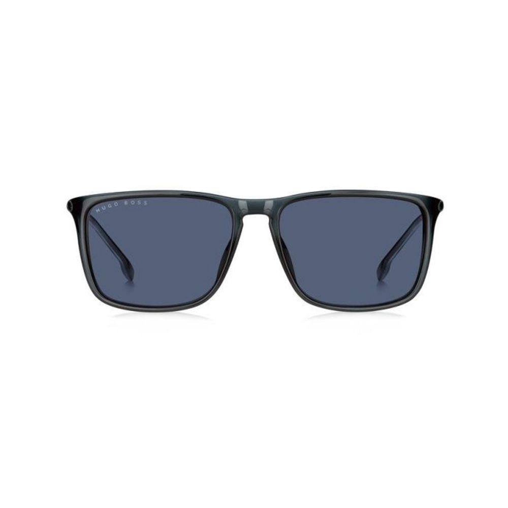 Hugo Boss – Sonnenbrille aus blauem Metall