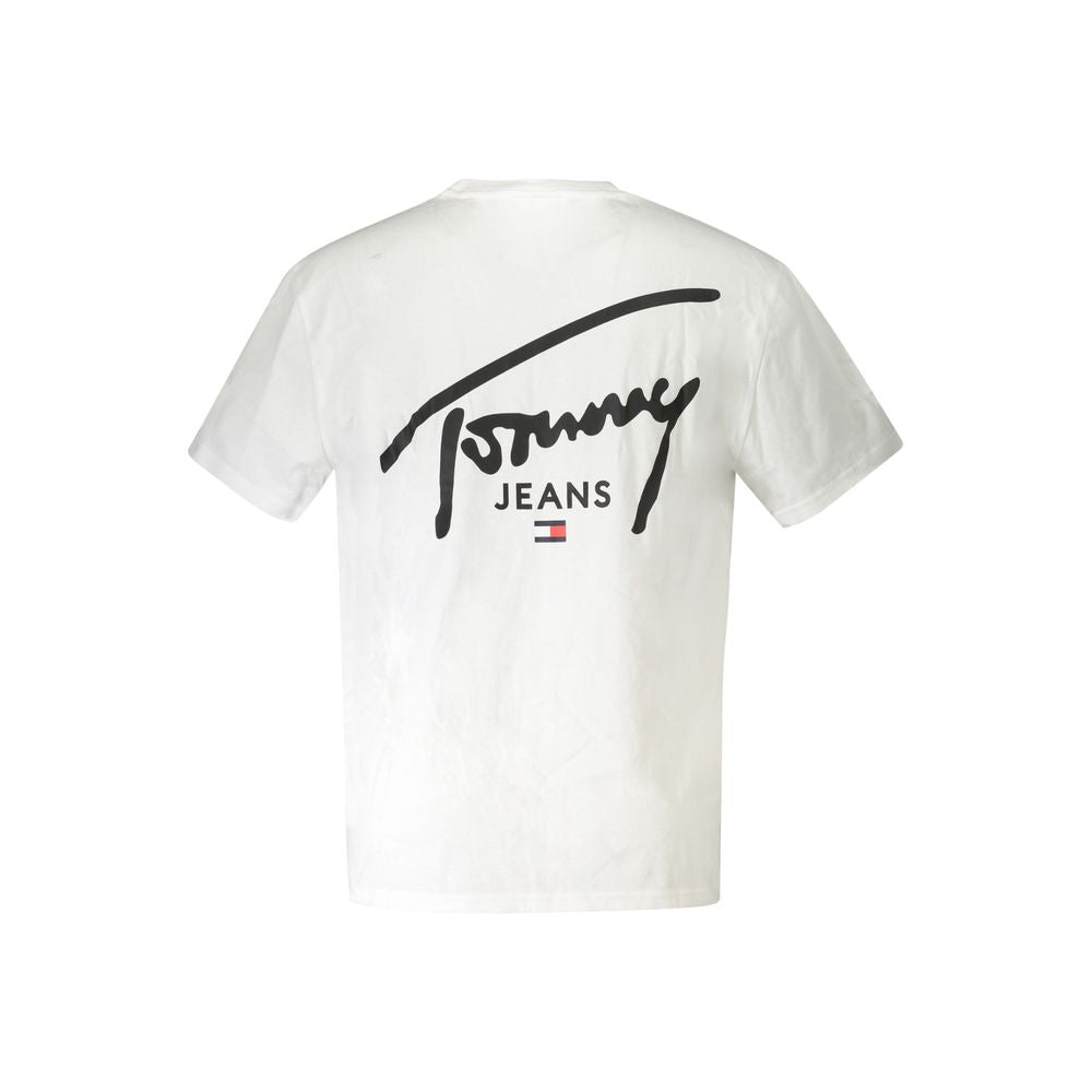 Tommy Hilfiger – Weißes Baumwoll-T-Shirt