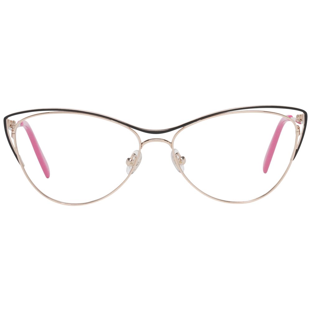 Montures optiques pour femmes en or rose Emilio Pucci