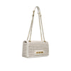 Sac bandoulière en polyéthylène blanc Love Moschino pour femme