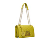 Sac bandoulière en polyéthylène jaune Love Moschino pour femme