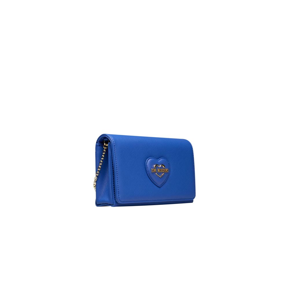 Sac bandoulière en polyéthylène bleu Love Moschino pour femme