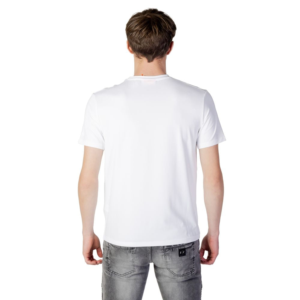 T-shirt en polyester blanc Suns