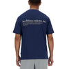 Blaues Baumwoll-T-Shirt von New Balance