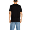 T-shirt en coton noir Armani Exchange