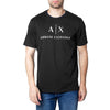 T-shirt en coton noir Armani Exchange