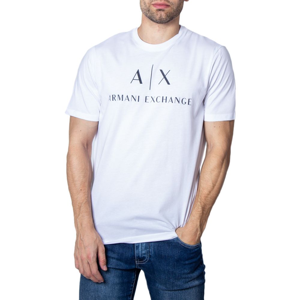 T-shirt en coton blanc Armani Exchange