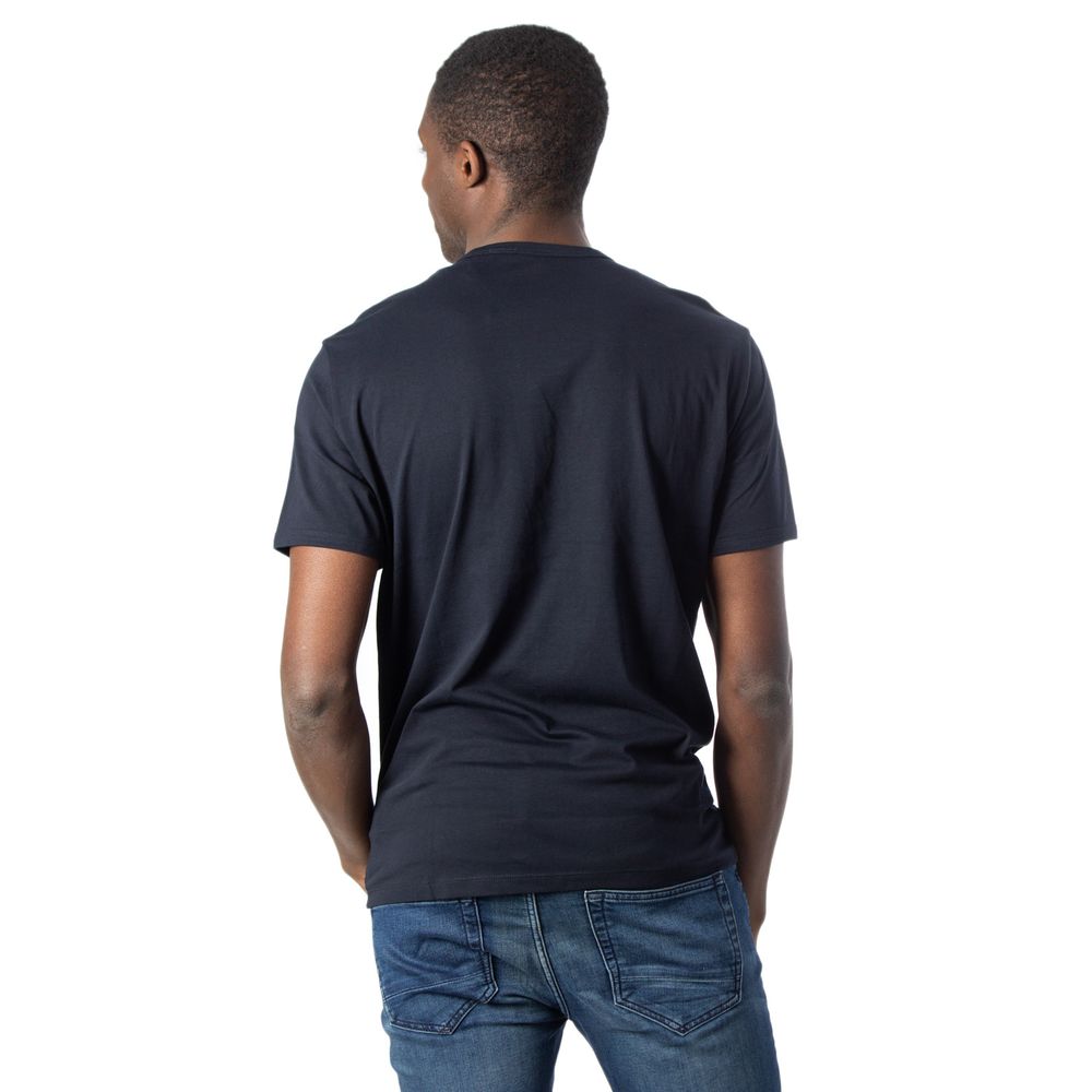 T-shirt en coton bleu Armani Exchange