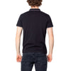 Armani Exchange Black Cotton Polo Shirt