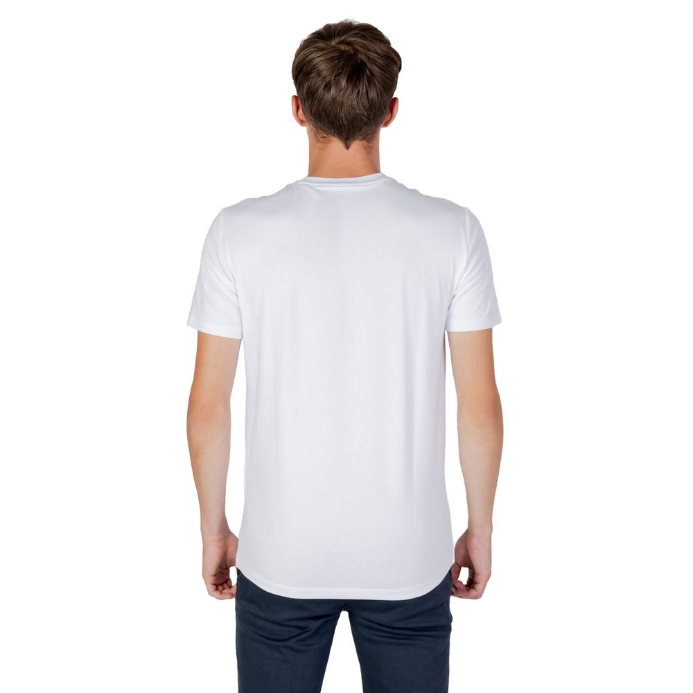 Armani Exchange – Weißes Baumwoll-T-Shirt