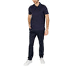 Polo en coton bleu Armani Exchange