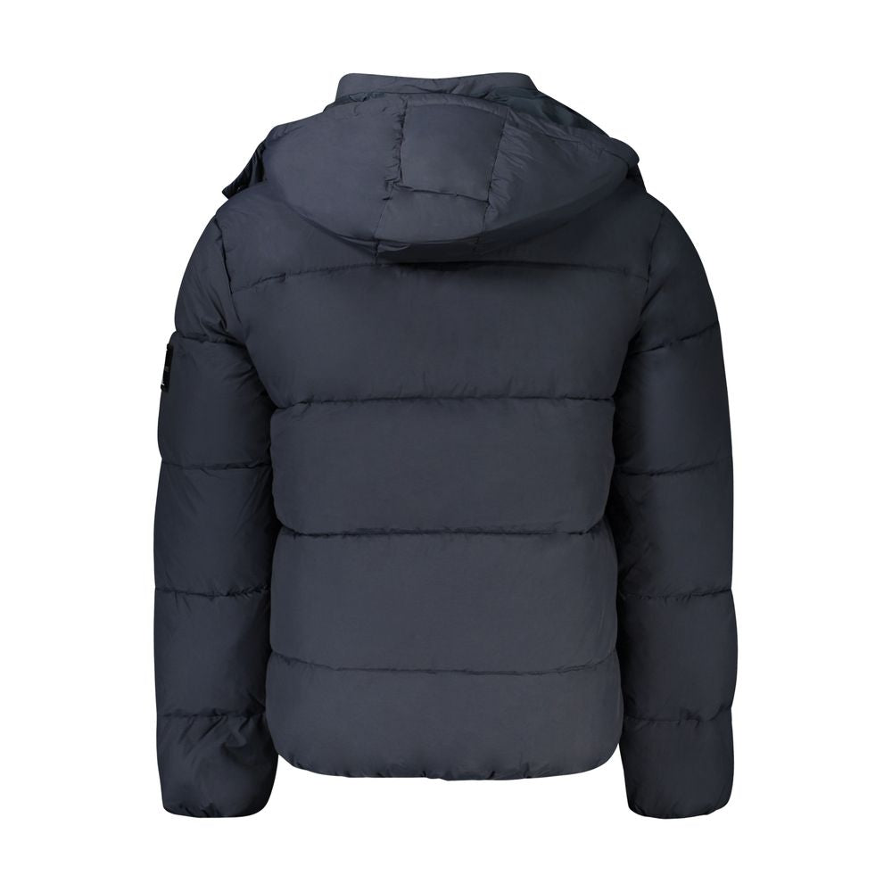 Calvin Klein – Blaue Polyamidjacke