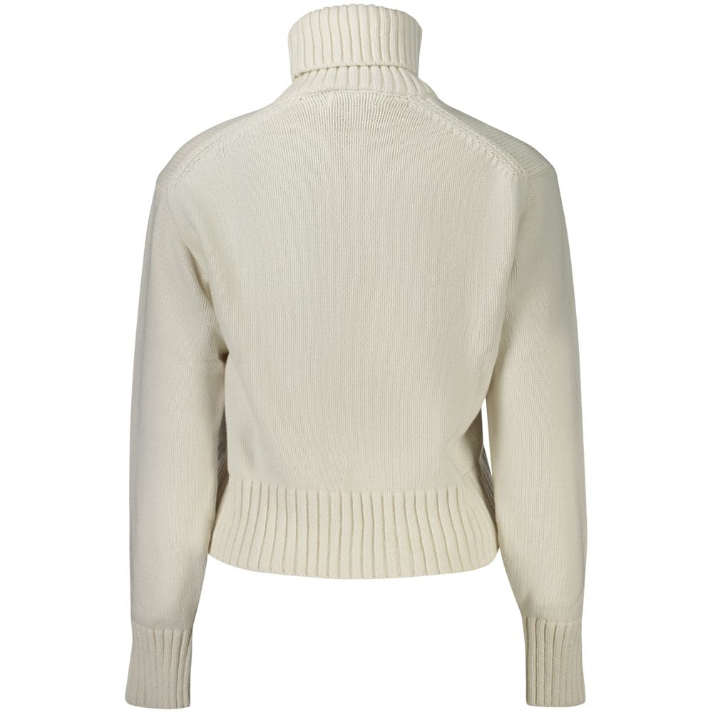 Calvin Klein – Weißer Baumwollpullover