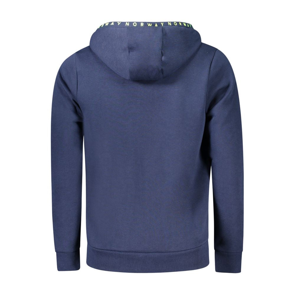 Pull en coton bleu Norvège 1963