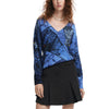 Desigual Lila Viskosepullover