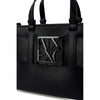 Armani Exchange – Schwarze Handtasche aus Polyethylen