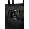 Armani Exchange – Schwarze Handtasche aus Polyethylen