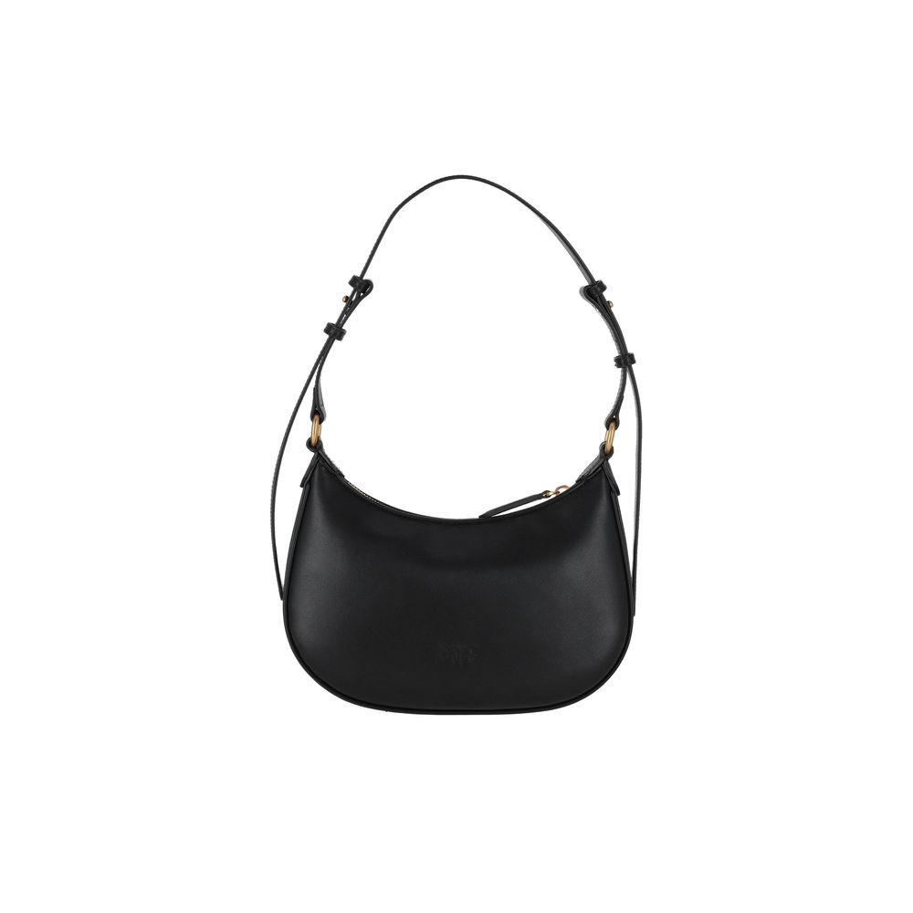 PINKO Schwarze Lederhandtasche