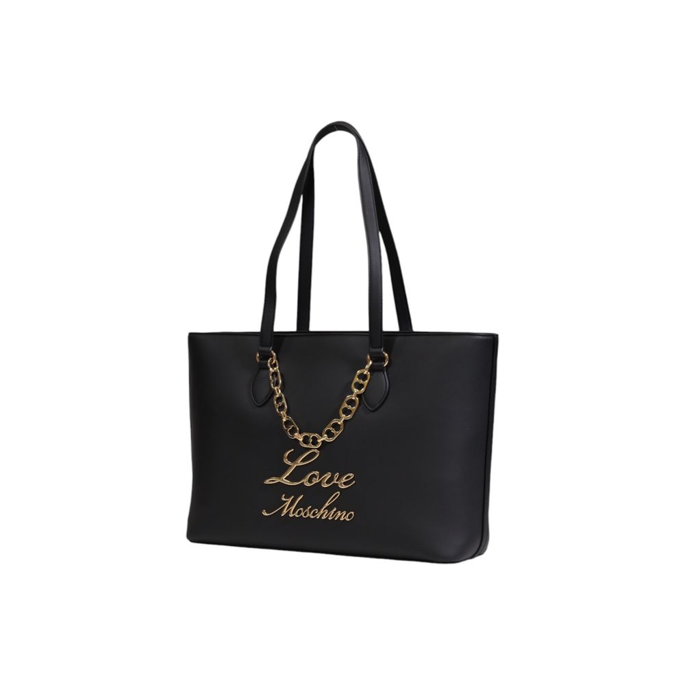 Love Moschino – Schwarze Handtasche aus Polyethylen