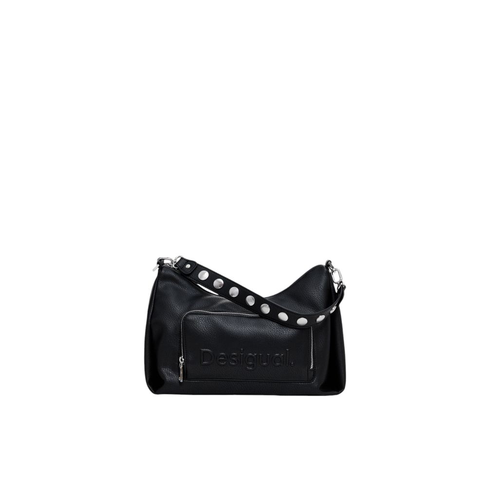 Desigual – Schwarze Handtasche aus Polyethylen