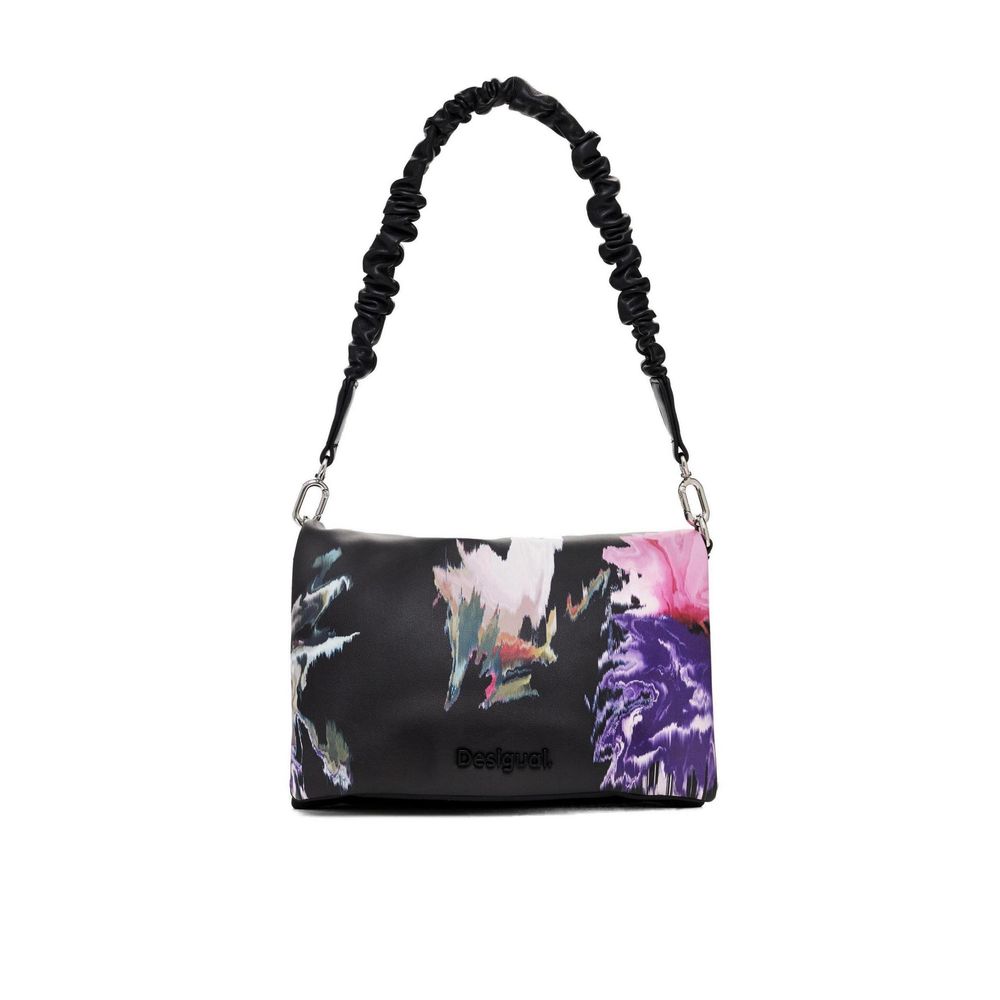 Desigual – Schwarze Handtasche aus Polyethylen