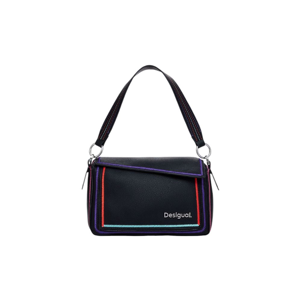 Desigual – Schwarze Handtasche aus Polyethylen