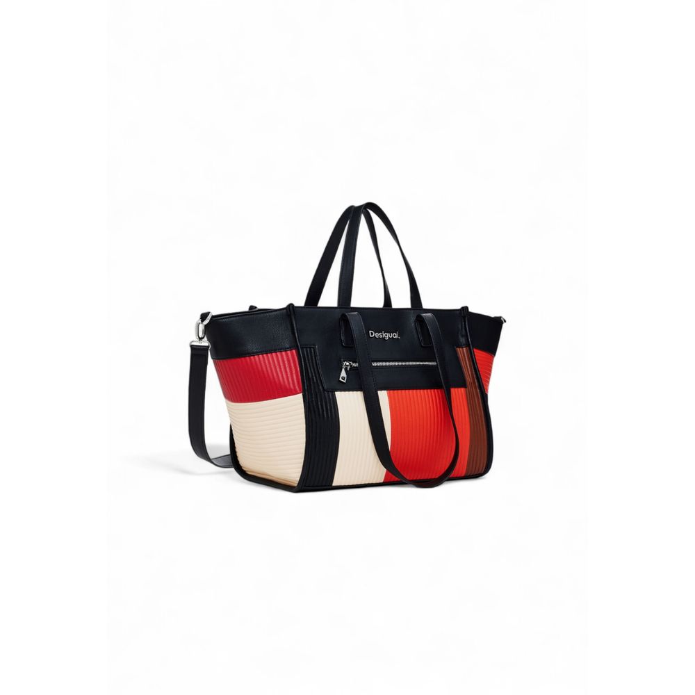 Desigual – Schwarze Handtasche aus Polyethylen