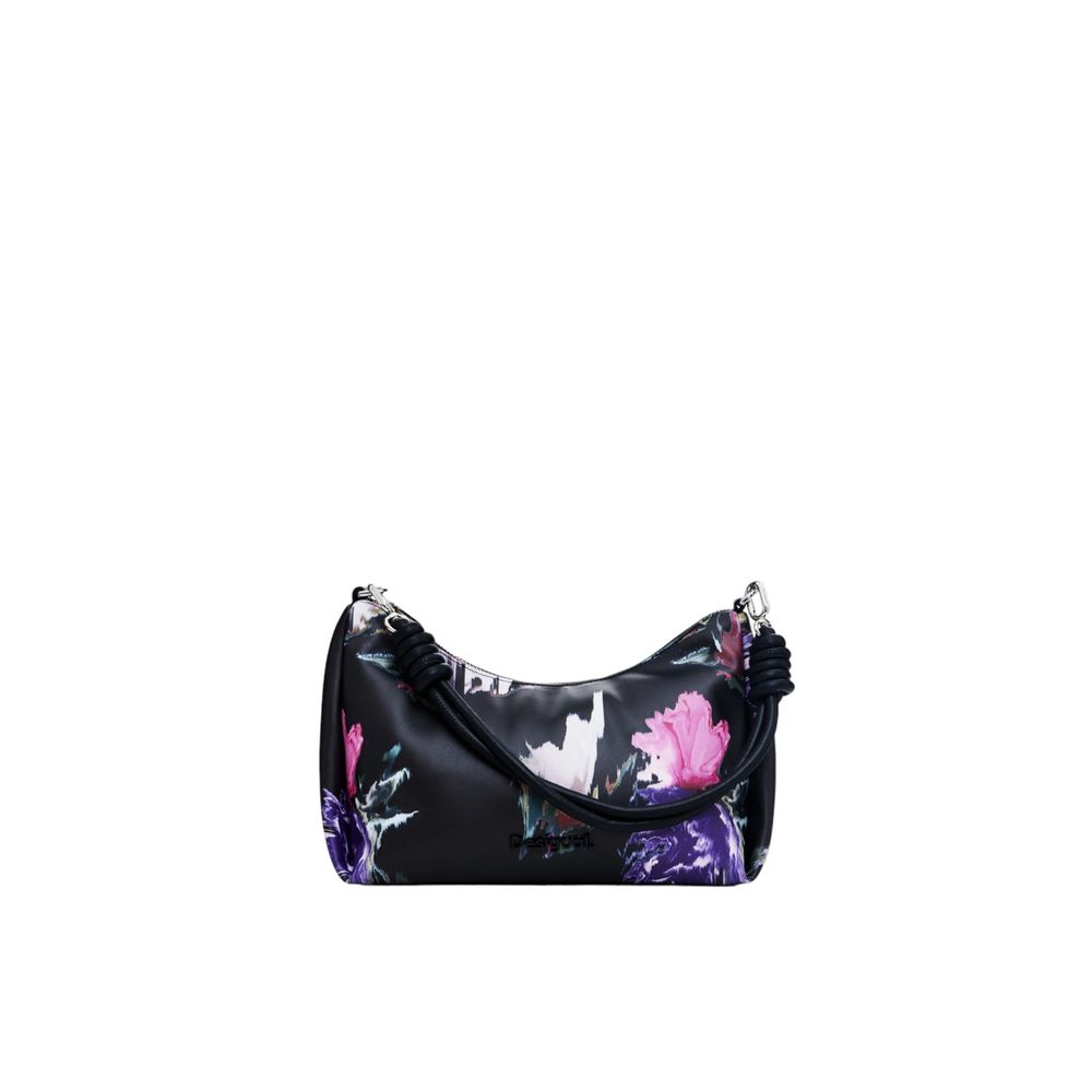 Desigual – Schwarze Handtasche aus Polyethylen