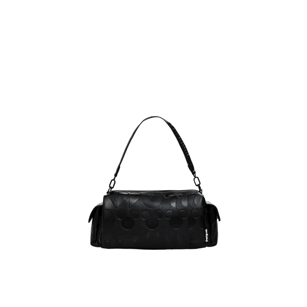 Desigual – Schwarze Handtasche aus Polyethylen