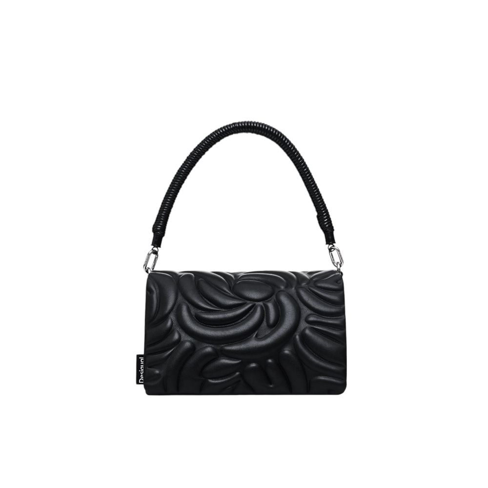 Desigual – Schwarze Handtasche aus Polyethylen