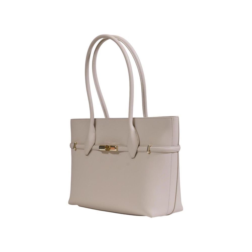 Furla Handtasche aus grauem Leder