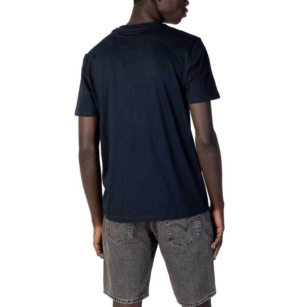 Hugo Boss – Blaues Baumwoll-T-Shirt