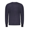 Pull en nylon bleu carabine