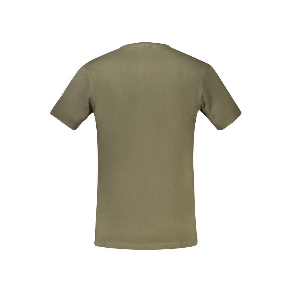 T-shirt en coton vert carabine