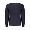 Pull en nylon bleu carabine