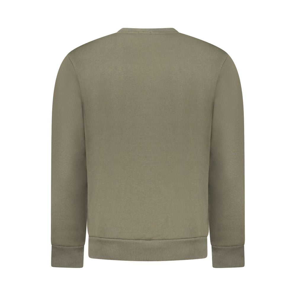 Pull en coton vert fusil