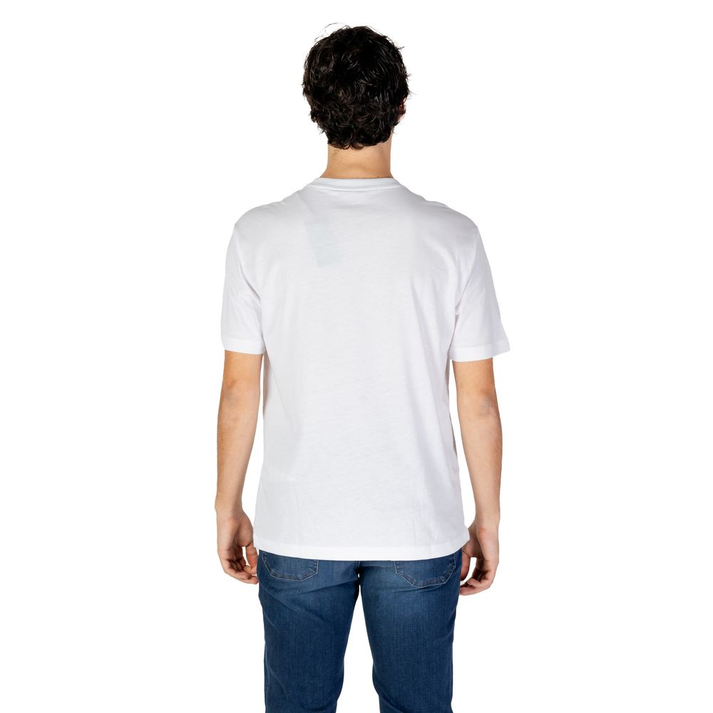 T-shirt en coton blanc EA7 Emporio Armani