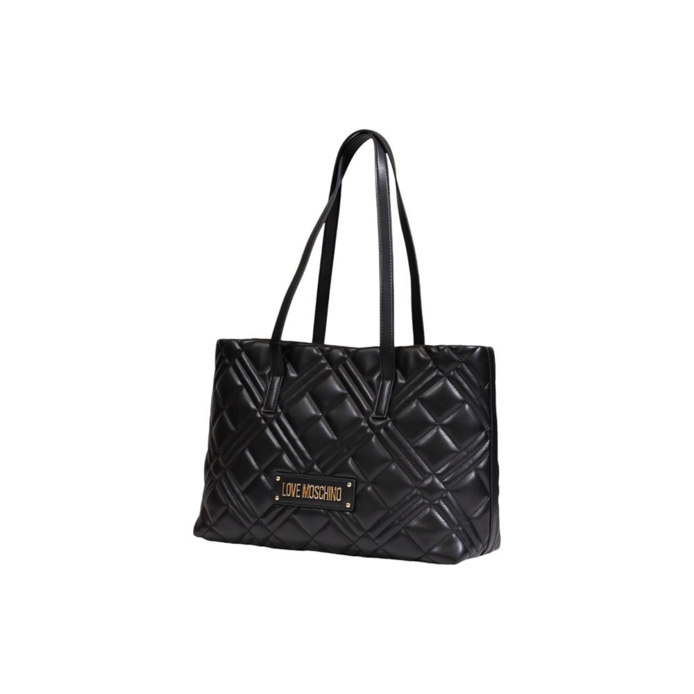 Love Moschino – Schwarze Handtasche aus Polyethylen